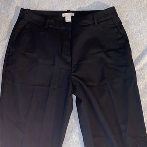 Black business slacks.